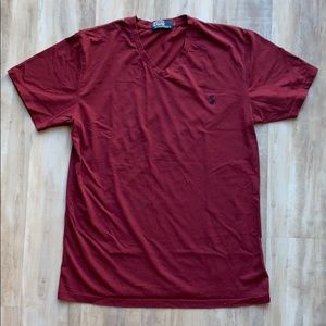 Polo V-Neck Tee T-shirt